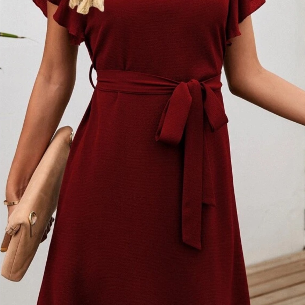 SHEIN red dress